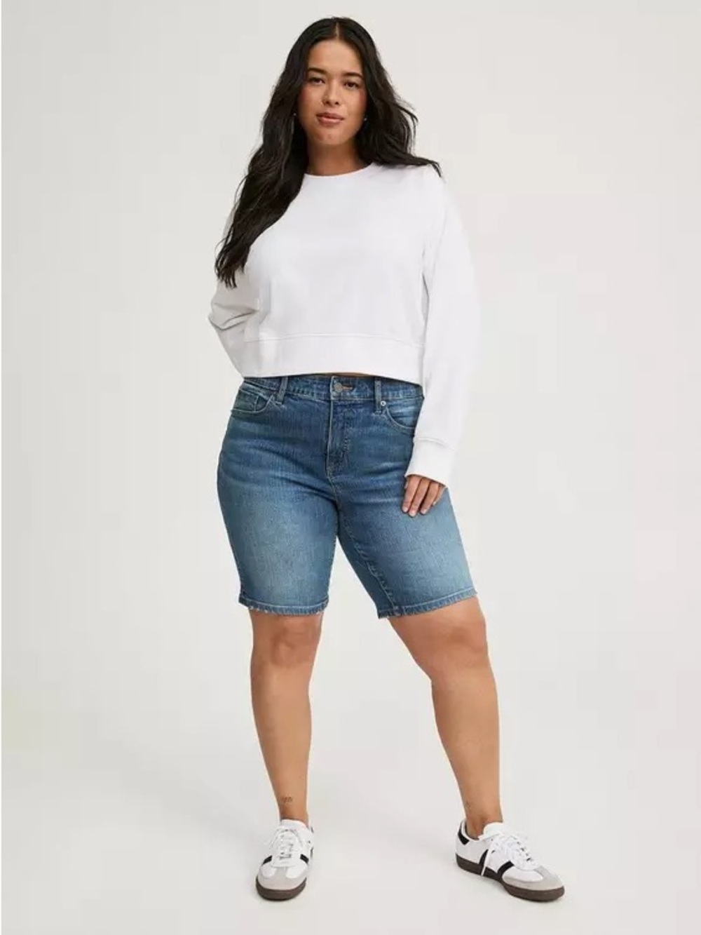 Torrid NWT Perfect High-Rise Bermuda Vintage Stretch Shorts